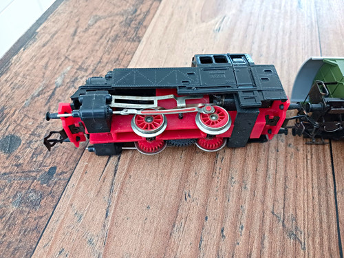 Zugset dampflok schwarz - zugset,