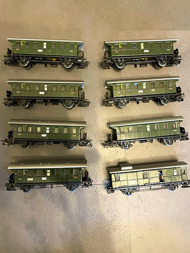 Metall personenwagen set - metall, personenwagen-set