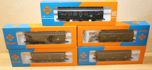 Roco personenwagen set 5 - h0, personenwagen-set